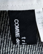 "tricot COMME desGARCONS" Flared silhouette wool cropped skirt