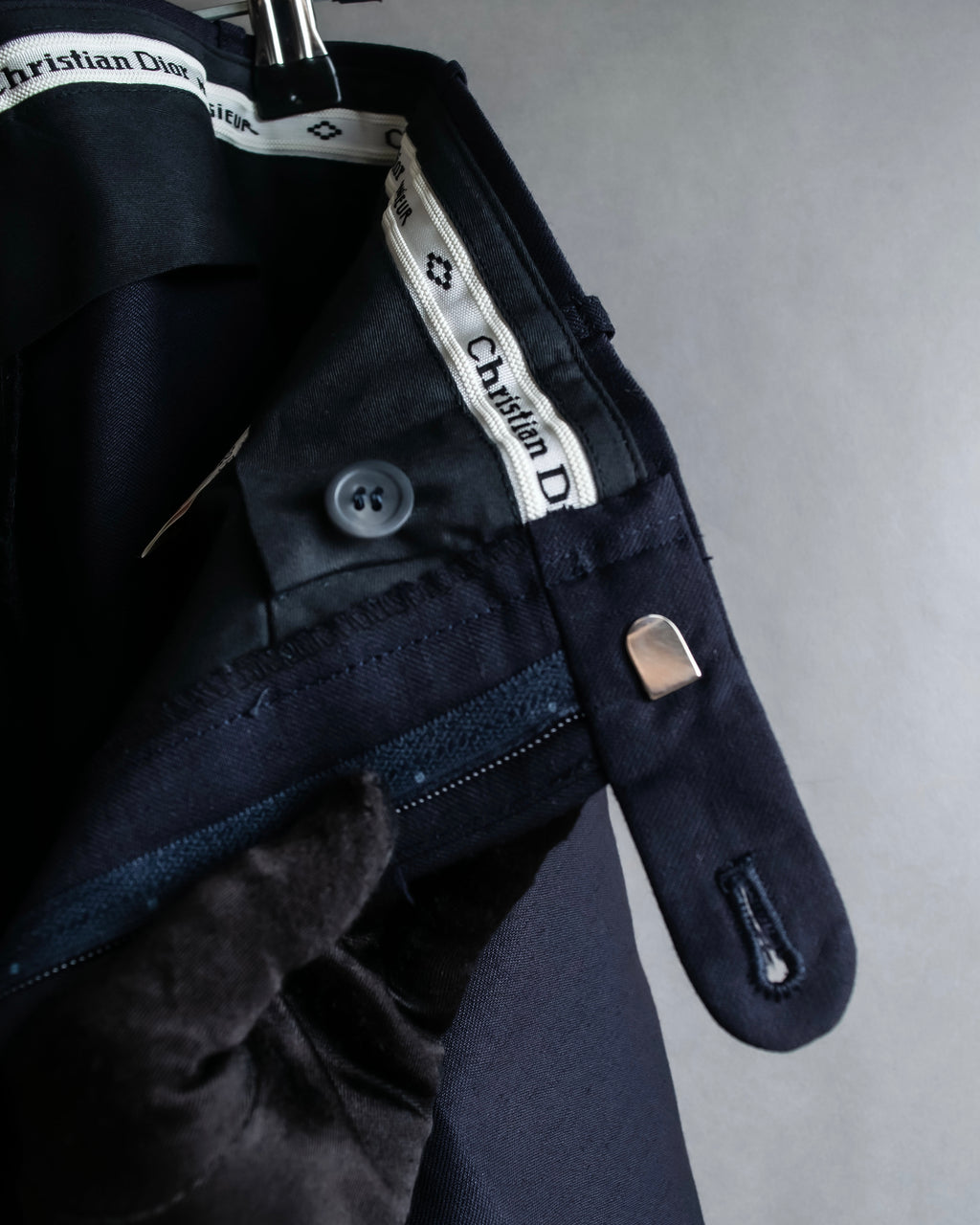 "CHRISTIAN DIOR MONSIEUR" Satin switching design tuxedo dress set up