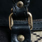 "GUCCI" Diamante pattern one handle canvas bag