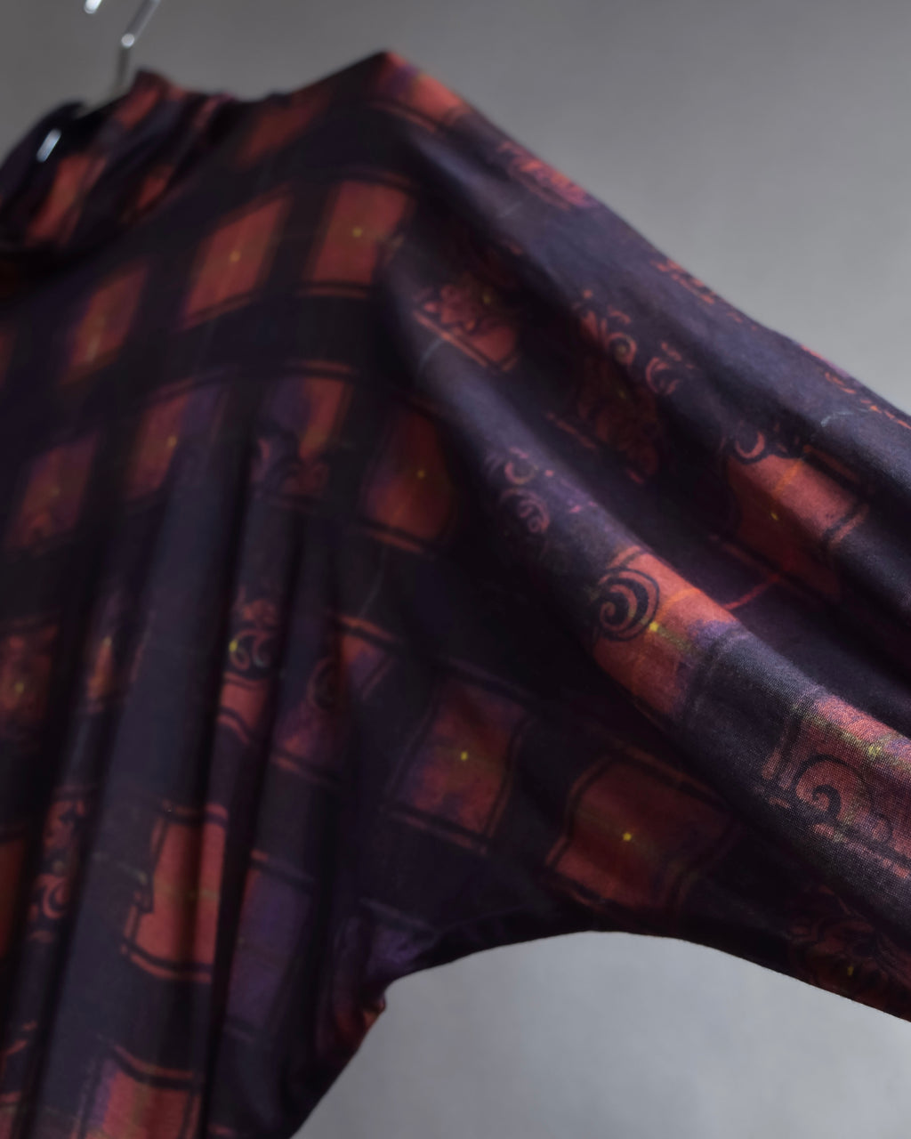 "John Galliano" Layered oriental check pattern pullover