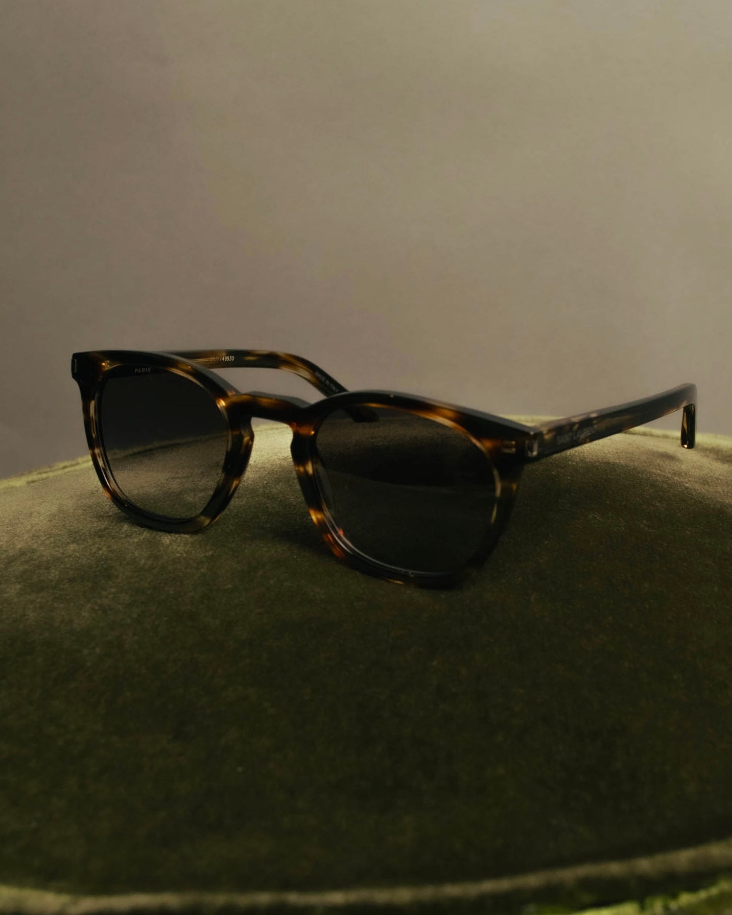 “SAINT LAURENT” YSL Bold 28 Havana sunglasses