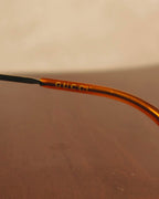 -SPECIAL- “GUCCI” 2010’s Oversized titanium and acetate sunglasses