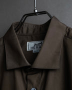 "HERMES" Mocha brown color oversized shirt