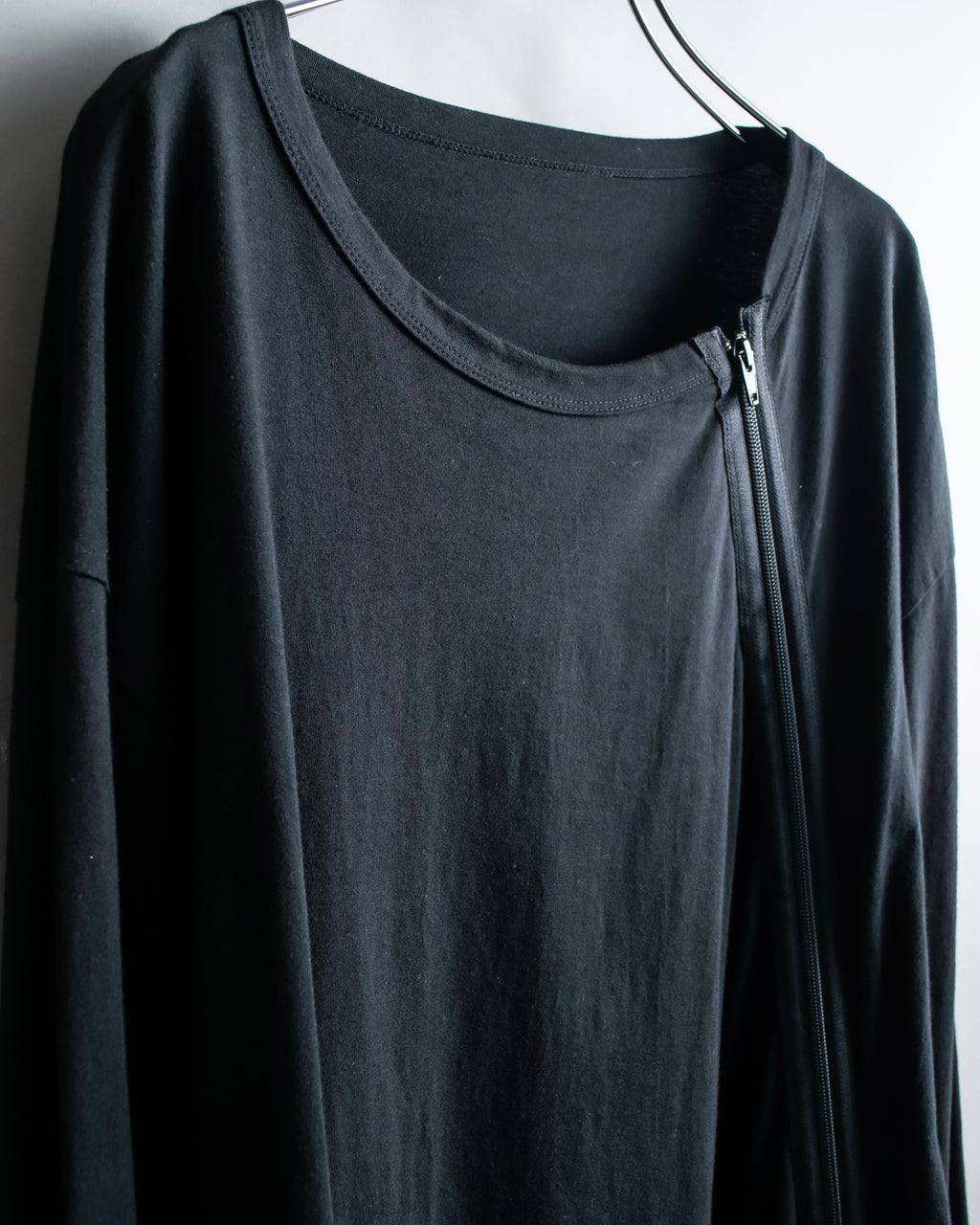 "Ground Y" Double zip design long tops