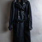 "LOUIS VUITTON" Metal button detailing belted trench coat