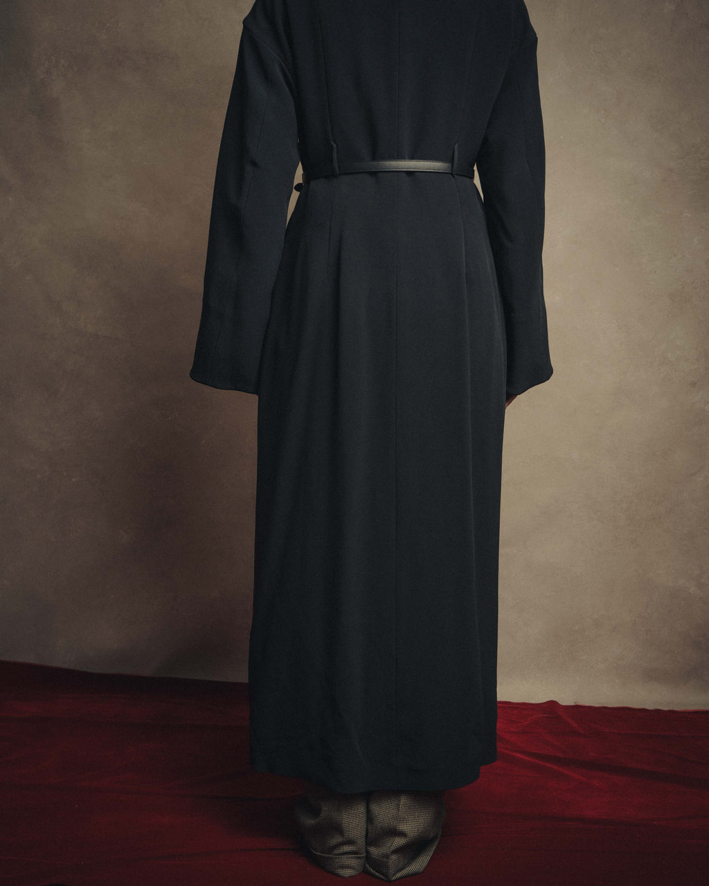 -SPECIAL- “HARUNOBU MURATA” 2024 SS Sculptural belted dress coat