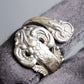 "Camusso" Sterling silver floral engraved spoon ring