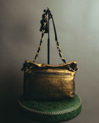“LANVIN” 2008-2015 Metallic Happy shoulder bag