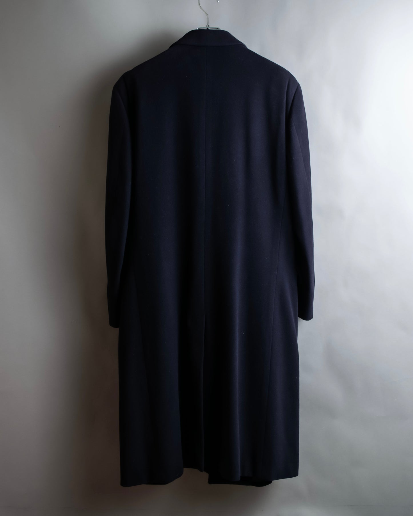 "FENDI" 100% wool oversized maxi length chester coat