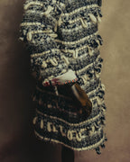 "THOM BROWNE" 2010's-20's Textured double breasted boucle coat