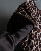 "DOLCE & GABBANA" Leopard print short cut and sew