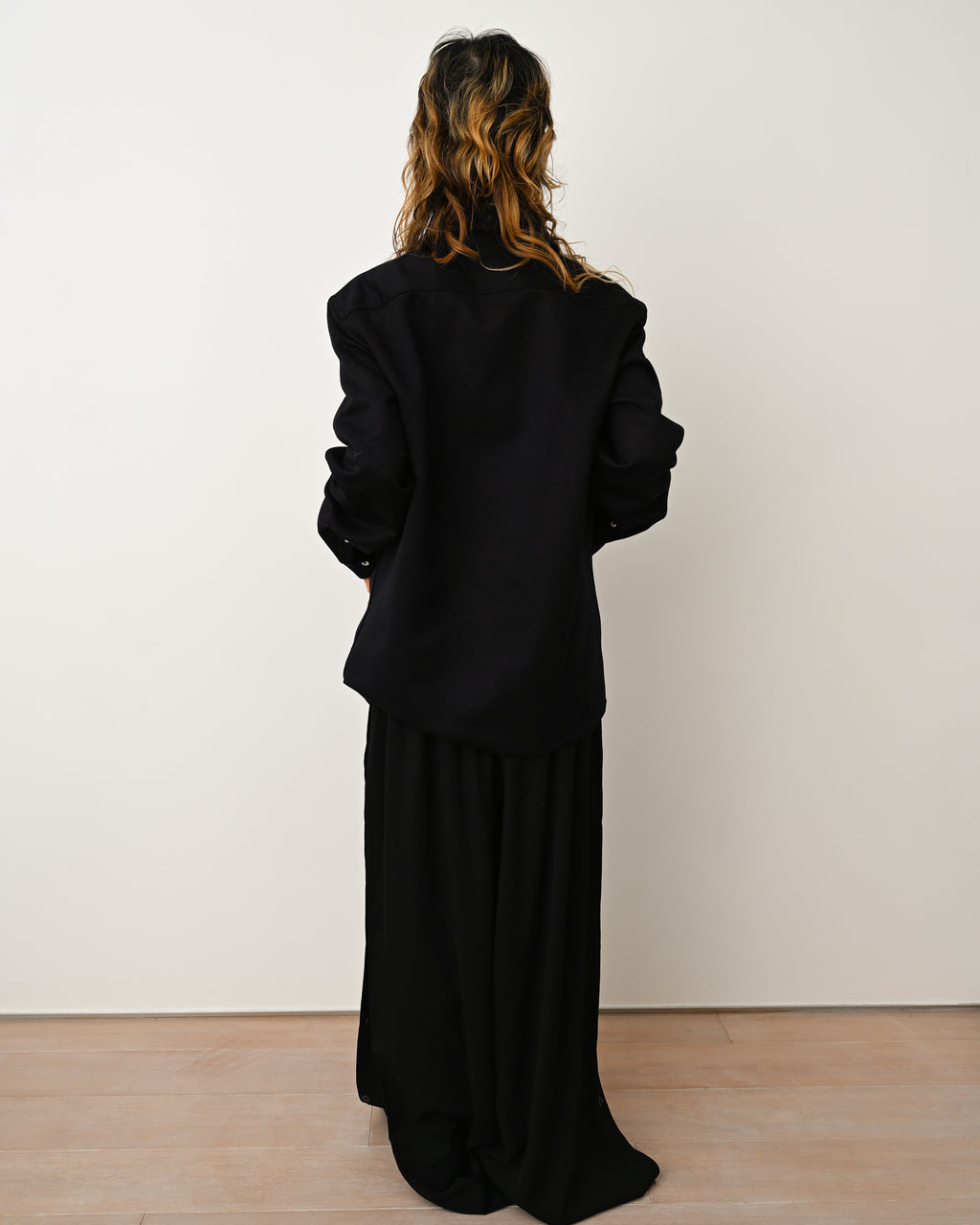 Ami alexandre mattiussi/ Work Detailed 4 Pockets Fly Front Jacket  Navy
