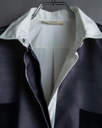 "CELINE" Combination color dress shirt