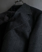 "GUCCI" 90's Tom Ford period bird eye weave set up