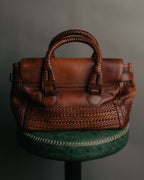 -SPECIAL- “GUCCI” 2016-2021 Archive inspired braided leather top handle bag