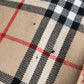 "BURBERRY" Nova check pattern box pleats mid length skirt