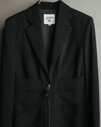 -SPECIAL- “Jean Paul GAULTIER FEMME” 2005-2011 Corset lace-up tailored zip jacket