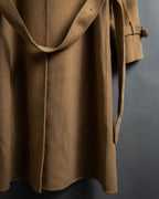 "Aquascutum" Traditional detail belted long trench coat