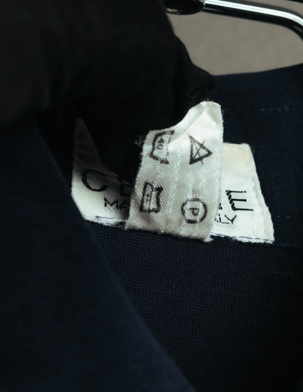 "CÉLINE" 70's-80's Sulky logo embroidered long sleeve shirt