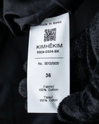 "KIMHĒKIM" Bondage corset belt design shirt dress