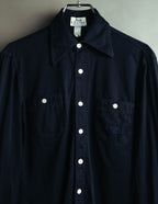 "CÉLINE" 70's-80's Sulky logo embroidered long sleeve shirt