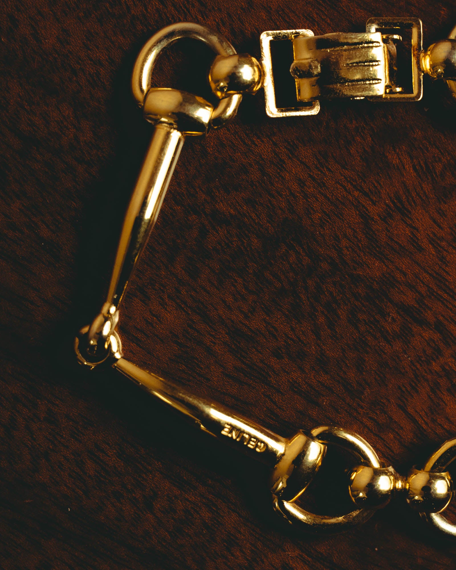 -SPECIAL- “CELINE” 70’s-80’s vintage horsebit link bracelet