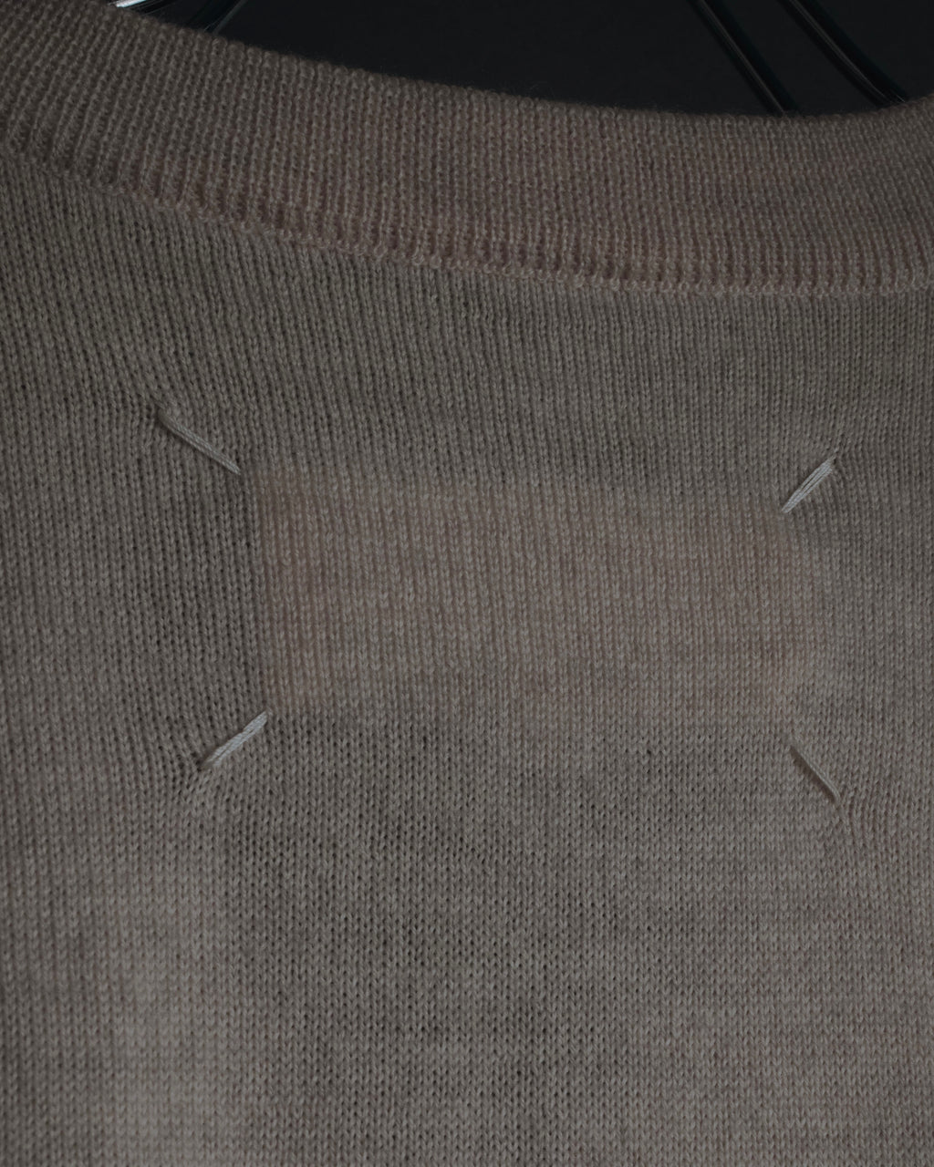 "Maison Margiela" 2014 AW Minimal v-neck knit vest