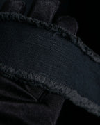 "vanessa bruno" Lace fringe design drawstring cotton linen shirt dress