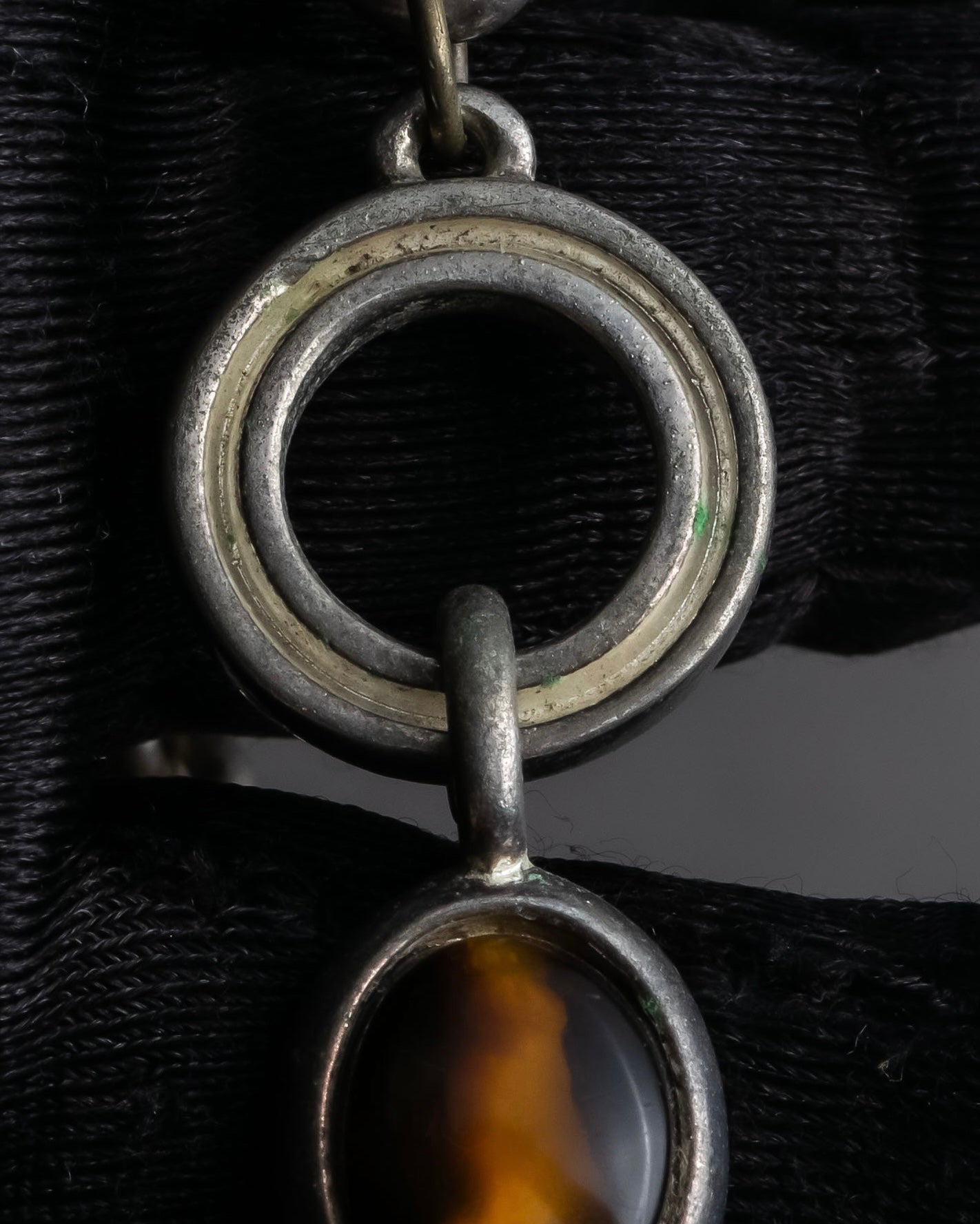 "Ralph Lauren" Circular toggle motif design silver bracelet