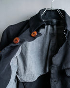 "COMME des GARCONS
COMME des GARCONS" 6 button detail raw edge jacket