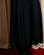 "Christian Dior" Wool draped pleated flared skirt
