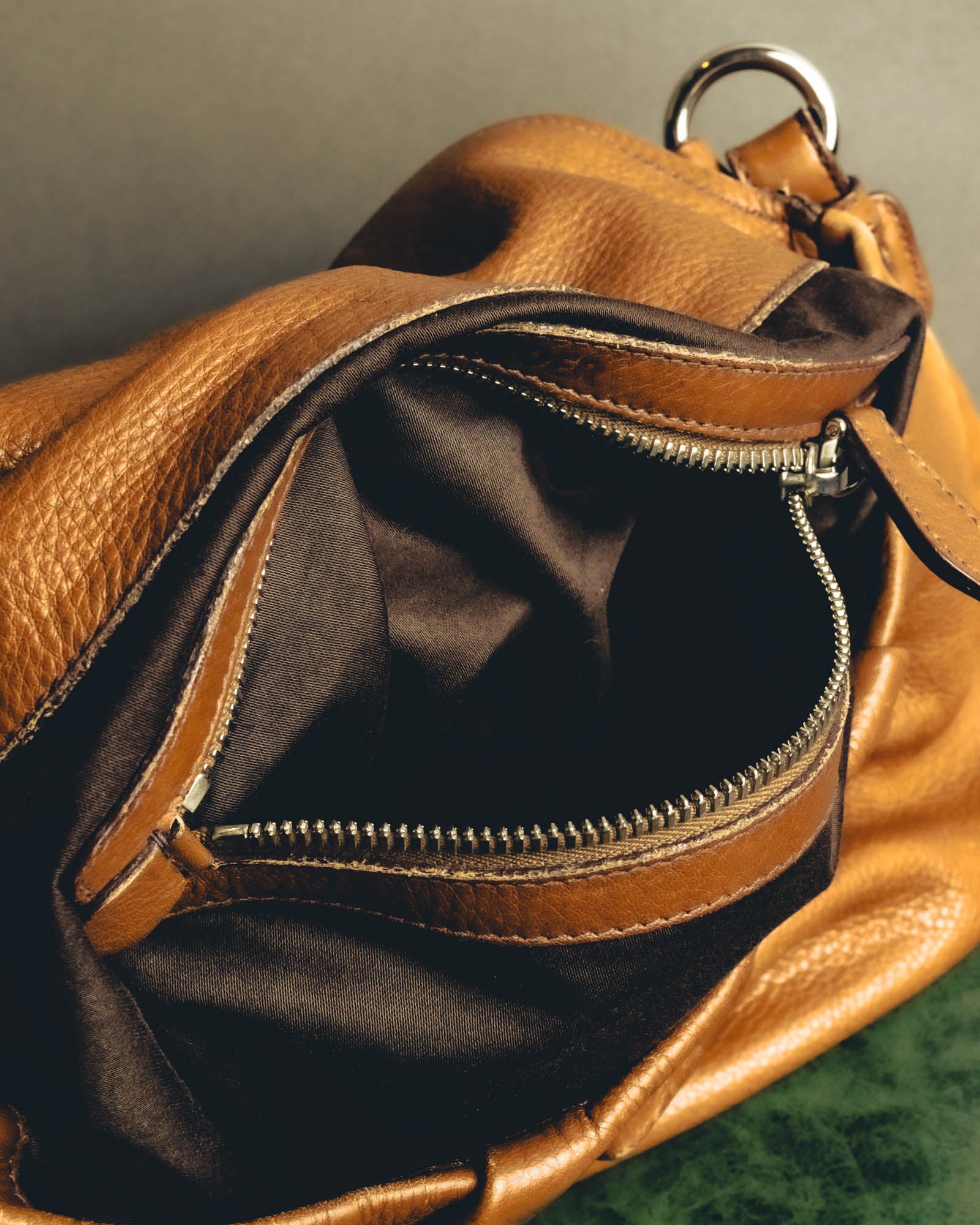 "JIL SANDER" Soft grained leather shoulder bag