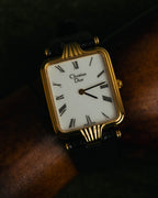 -SPECIAL- "Christian Dior" 90's Classic square quartz watch with Roman dial