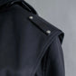 "VALENTINO" Belt docking design leather switching trench coat