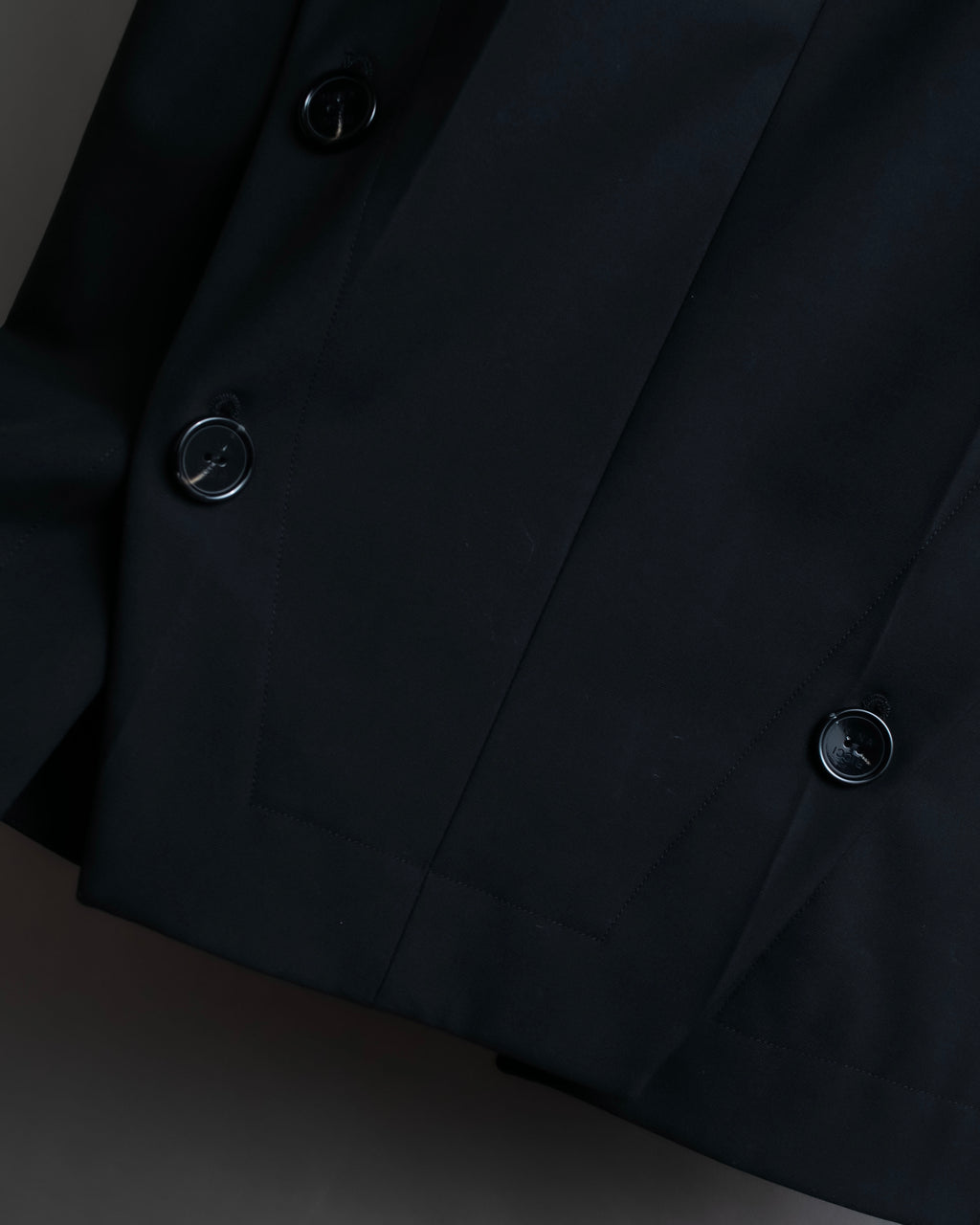 "NINA RICCI" Side button detail cropped length skirt