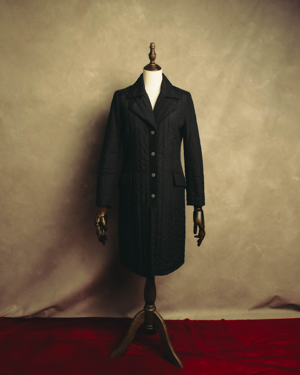 “Salvatore Ferragamo” 00’s-10’s Padded tailored long coat