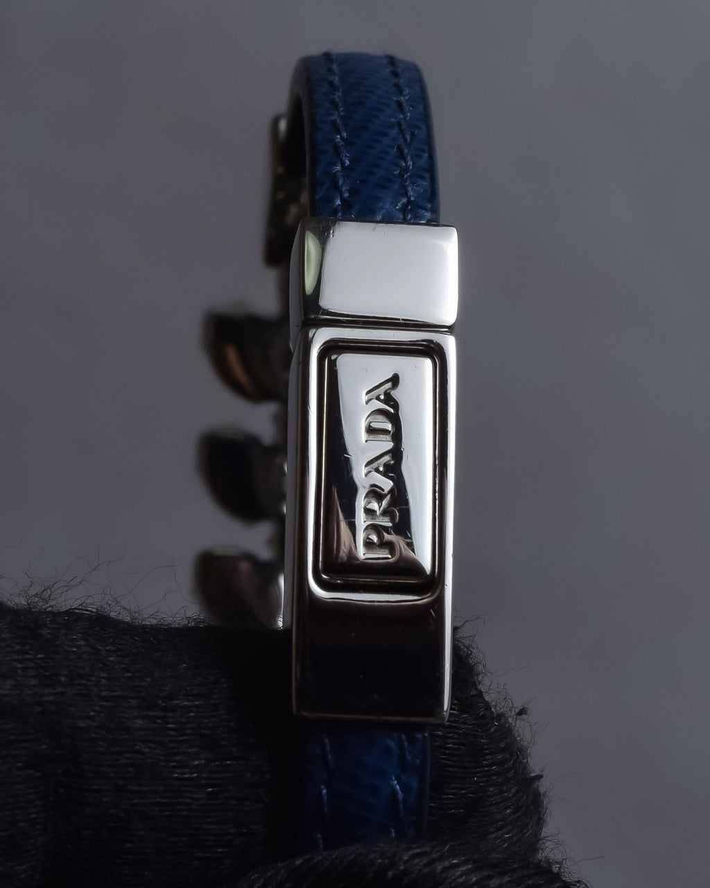 "PRADA" Petal motif crystal bracelet