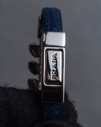 "PRADA" Petal motif crystal bracelet