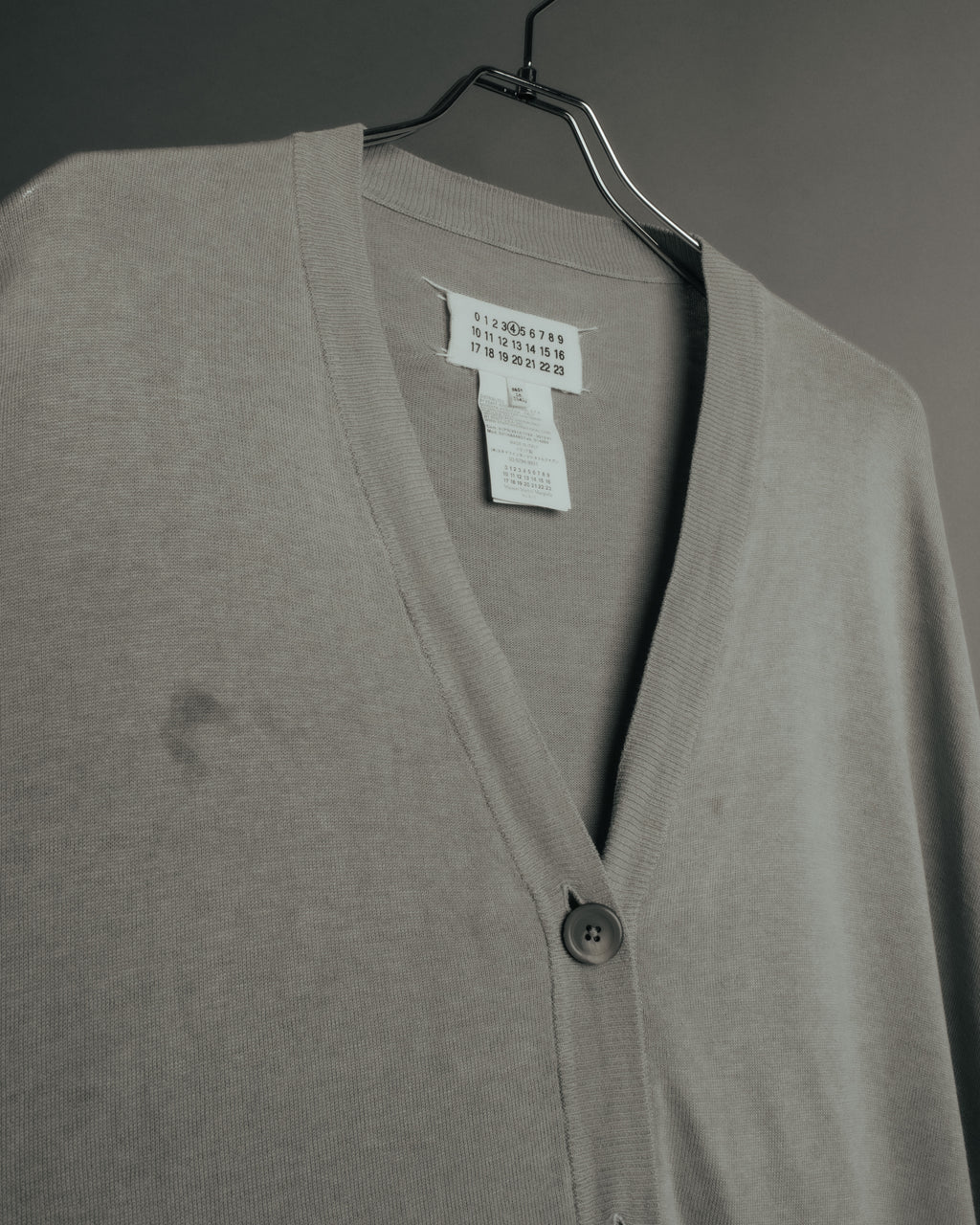 “Maison Martin Margiela” 2012SS line 4 oversized draped knit cardigan