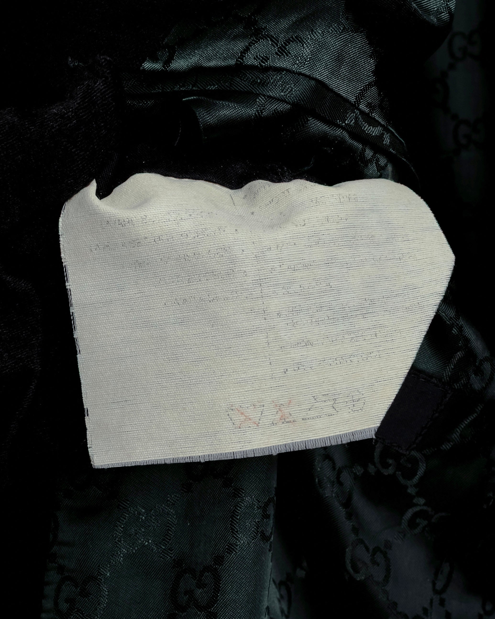 "GUCCI" 90's Tom Ford period classical tailored jacket