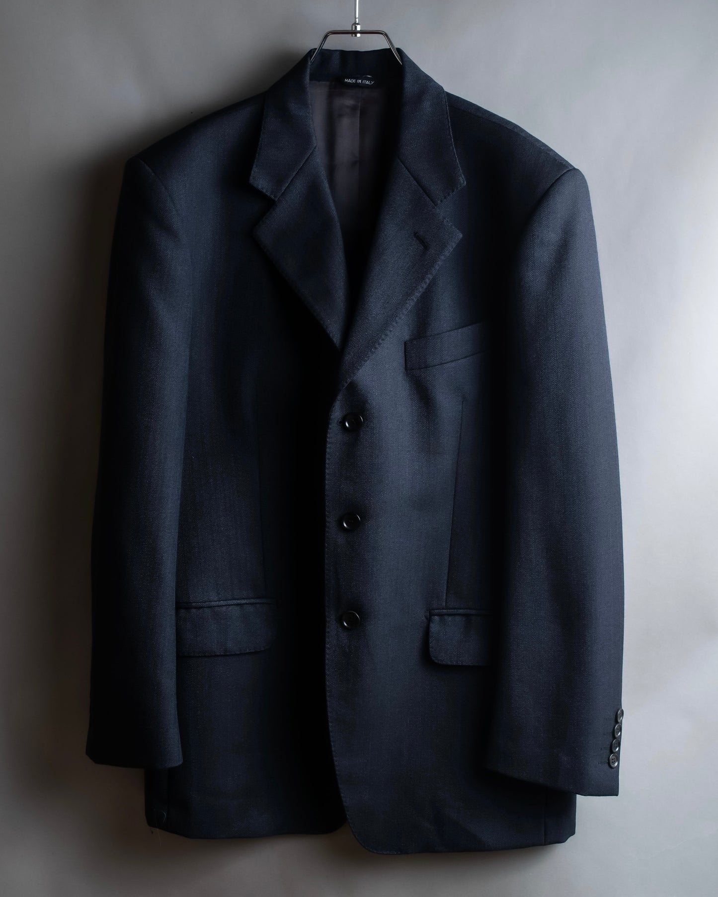 "Vintage oversized single breasted tailored jacket"