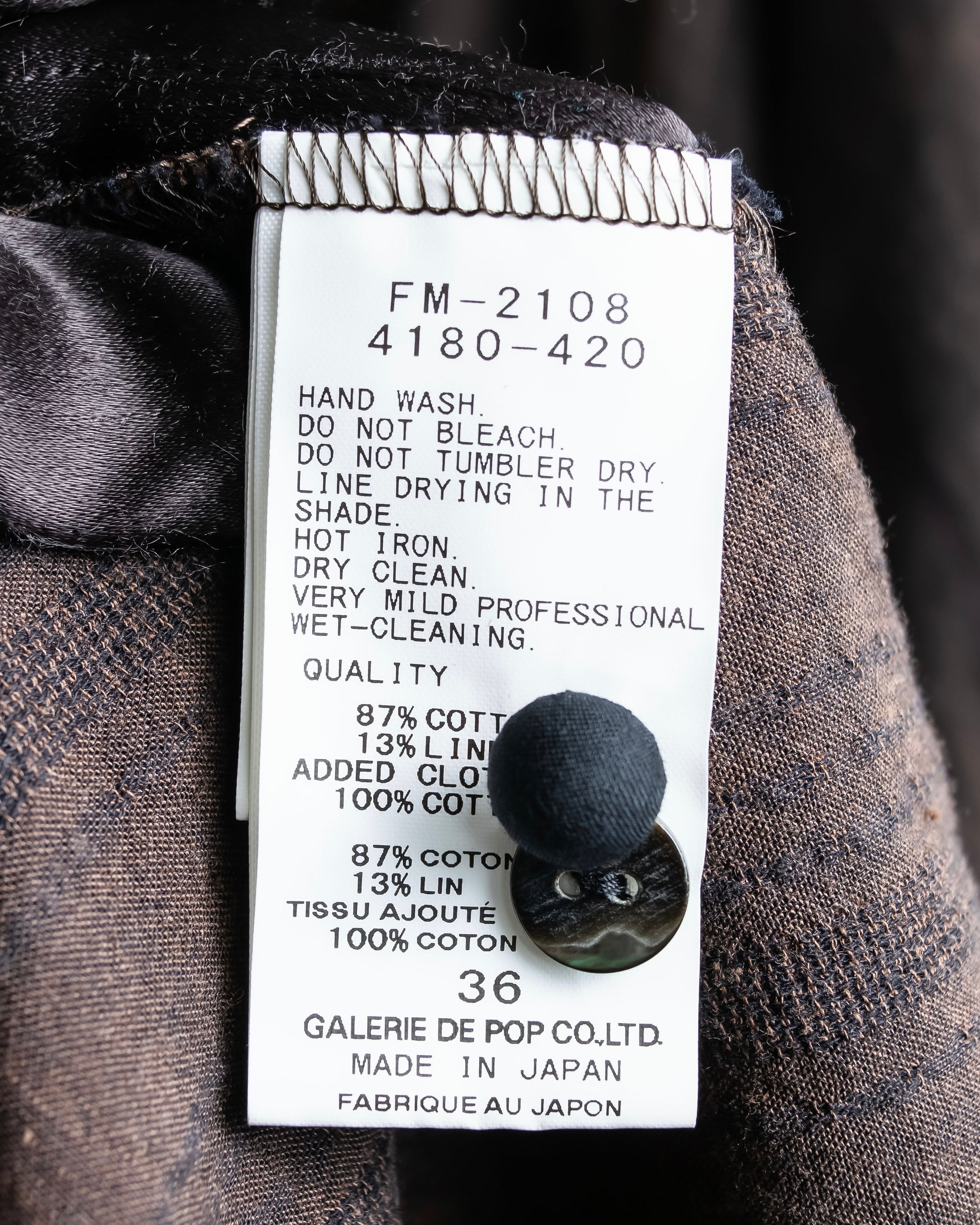 "pas de calais" compact collar long dress