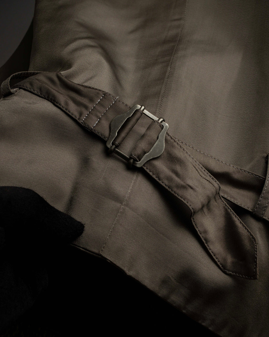 "ISSEY MIYAKE" Brushed texture 5-buttons vest