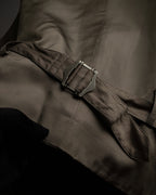 "ISSEY MIYAKE" Brushed texture 5-buttons vest