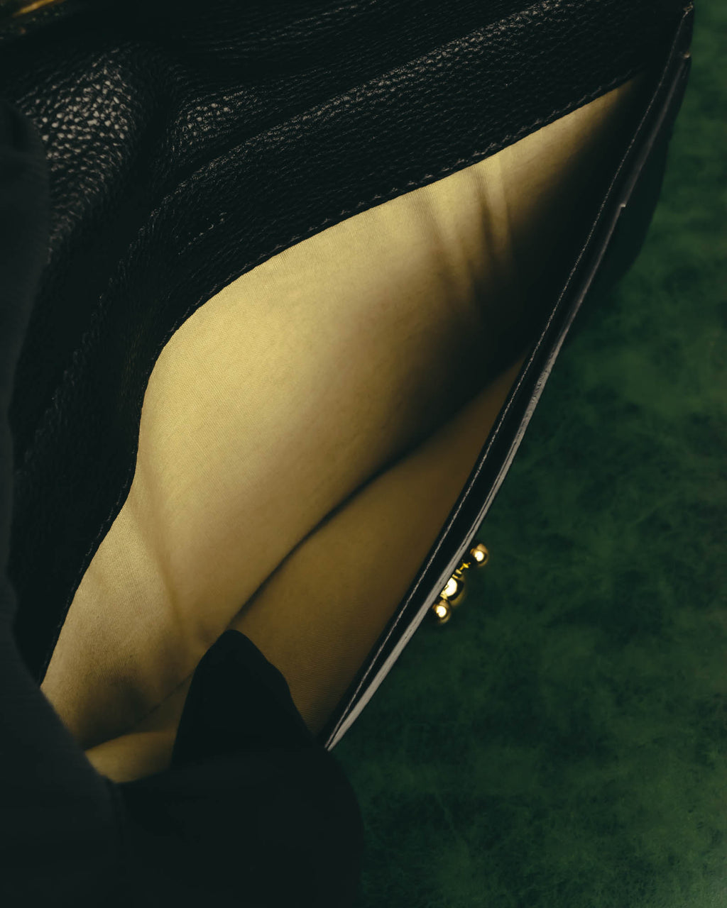 "Chloé" 2010's Black leather long wallet