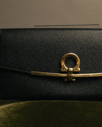 “Salvatore Ferragamo” Vintage gancini continental wallet
