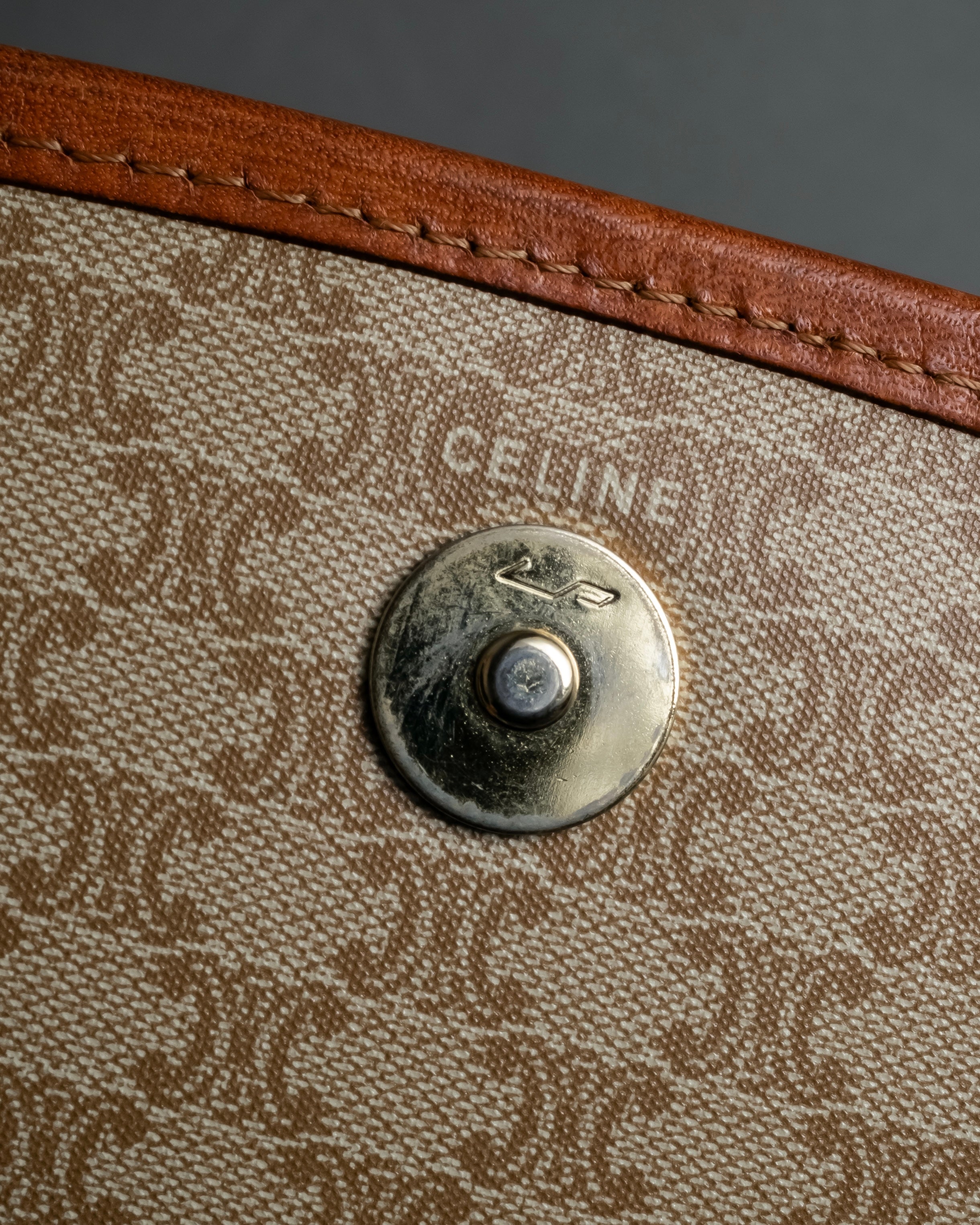 "CELINE Macadam pattern combination shoulder bag