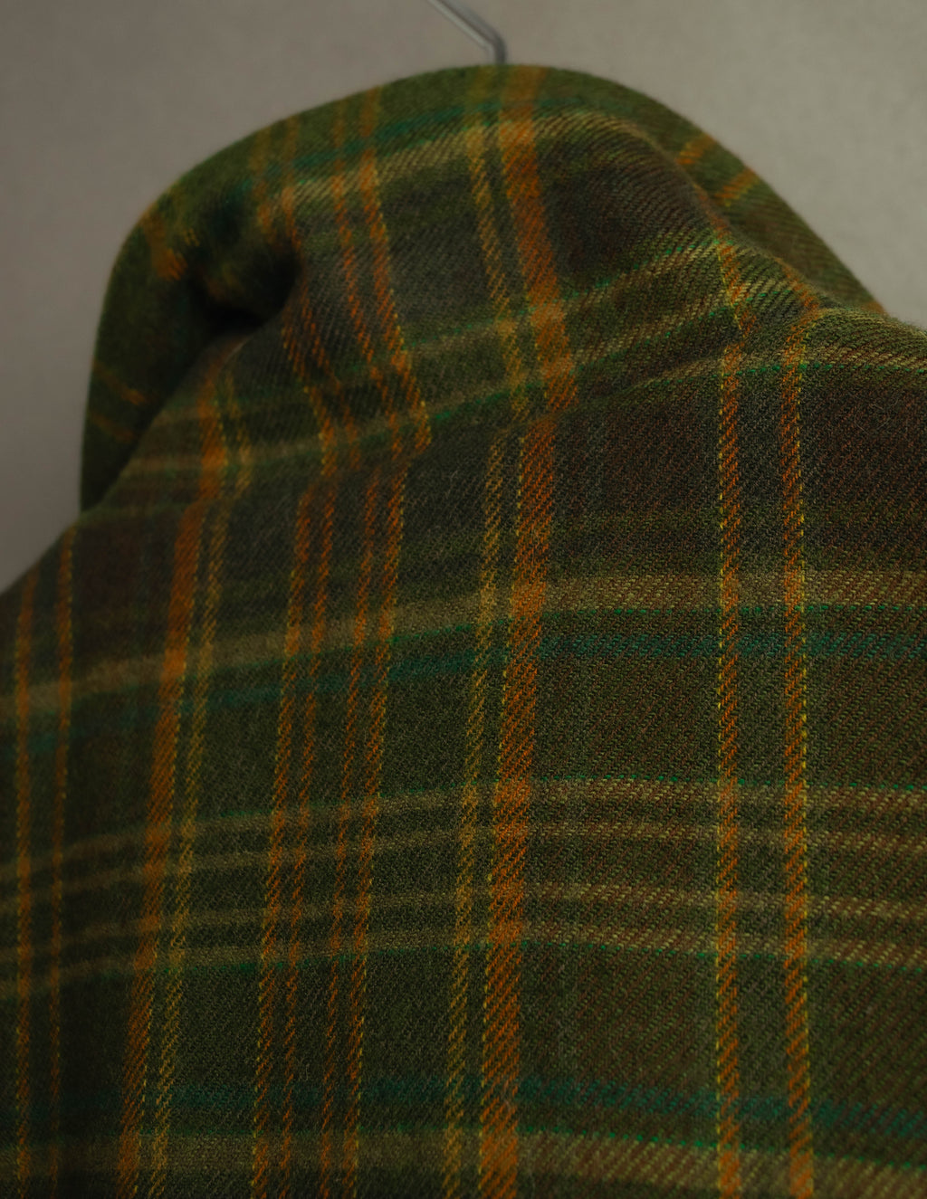 "Christian Dior" 80's-90's Wool plaid blouson and trousers set