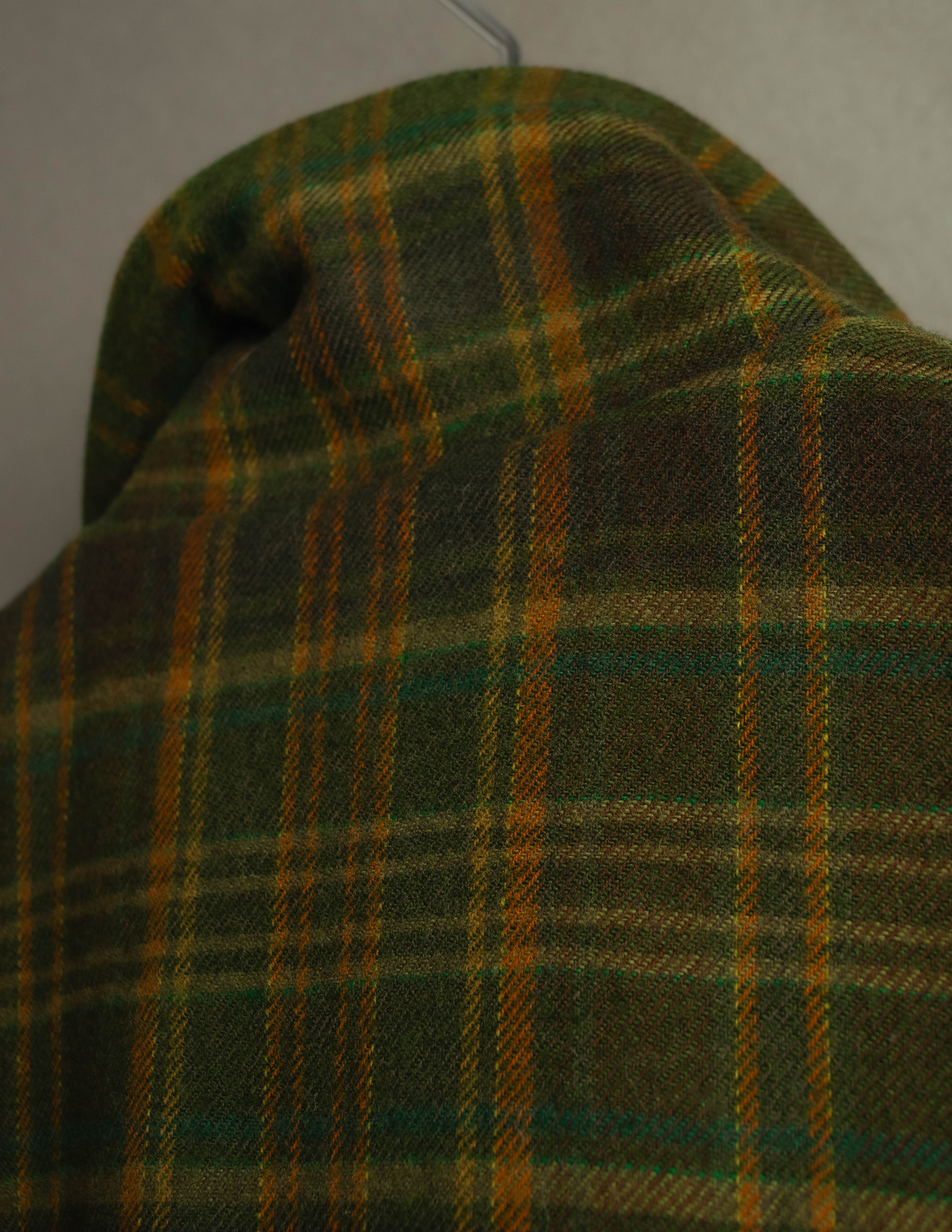 "Christian Dior" 80's-90's Wool plaid blouson and trousers set