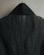 -SPECIAL- “Rick Owens” 2000’s Open weave shawl cardigan